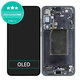 Schermo OLED per Samsung S25 Plus, Blueblack, Vetro touch con cornice