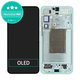 Schermo OLED per Samsung S25 Plus, Mint, Vetro touch con cornice