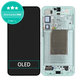 Schermo OLED per Samsung S25 Plus, Mint, Vetro touch con cornice