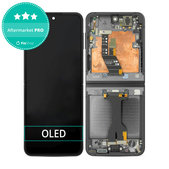 Schermo OLED per Samsung Z Flip 6 F741B, Black, Vetro touch con cornice