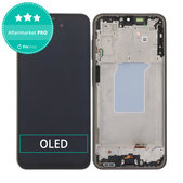 Schermo OLED per Samsung A26 A266E, Black, Vetro touch con cornice
