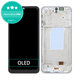 Schermo OLED per Samsung A26 A266E, White, Vetro touch con cornice