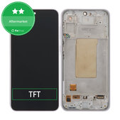 Schermo per Samsung A36 A366E, Awesome Lavender, Vetro touch con cornice