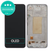 Schermo OLED per Samsung A36 A366E, Awesome Lavender, Vetro touch con cornice