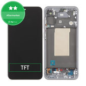 Schermo per Samsung A56 A566E, Awesome Lightgray, Vetro touch con cornice