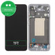 Schermo per Samsung A56 A566E, Awesome Lightgray, Vetro touch con cornice