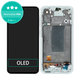 Schermo OLED per Samsung A56 A566E, Awesome Lightgray, Vetro touch con cornice