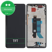 Schermo per Xiaomi Redmi Note 14 Pro 5G 24090RA29G, Midnight Black, Vetro touch con cornice