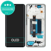 Schermo OLED per Xiaomi Redmi Note 14 Pro+ 5G , Frost Blue, Vetro touch con cornice