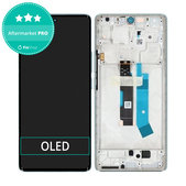 Schermo OLED per Xiaomi Redmi Note 14 Pro 4G 24116RACCG, Ocean Blue, Vetro touch con cornice