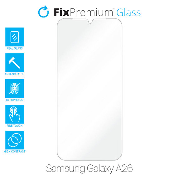 Vetro temperato per Samsung A26 A266E, FixPremium