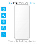 Vetro temperato per Xiaomi Redmi Note 14 Pro 4G 24116RACCG, FixPremium