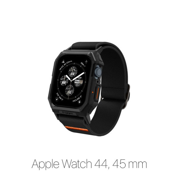Strap Lite Fit "Pro" per Apple Watch (44, 45mm), Matte Black, Spigen
