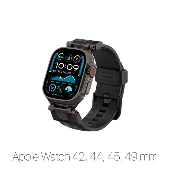 Strap Durapro Armor per Apple Watch (42, 44, 45, 49mm), Black Edition, Spigen