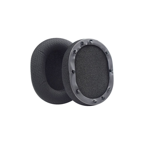Cuscinetti auricolari di ricambio per Razer BlackShark, Memory foam and Textile, Black, Cooling Gel, 1 paio