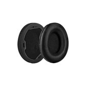 Cuscinetti auricolari di ricambio per Beats Studio 1, Memory foam and PU leather, Black, 1 paio