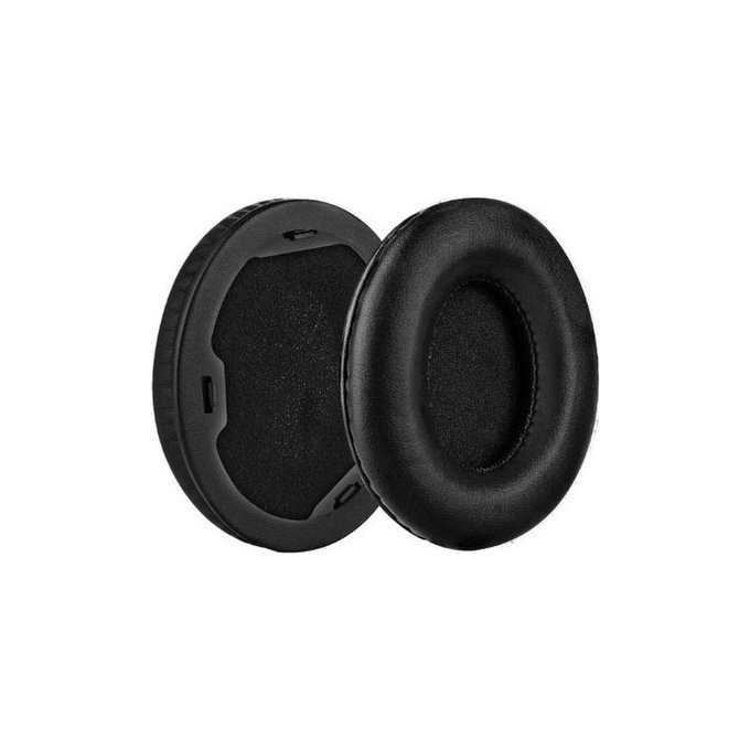 Cuscinetti auricolari di ricambio per Beats Studio 1, Memory foam and PU leather, Black, 1 paio