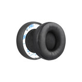 Cuscinetti auricolari di ricambio per Beats Solo Pro, Wireless, Memory foam and PU leather, Black, 1 paio