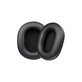 Cuscinetti auricolari di ricambio per Sony MDR-7506, Memory foam and PU leather, Black, 1 paio