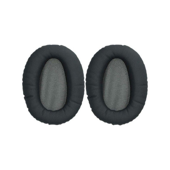 Cuscinetti auricolari di ricambio per Sony WH-CH710N, Memory foam and PU leather, Black, 1 paio