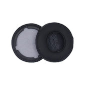 Cuscinetti auricolari di ricambio per JBL Live 400BT, 460NC, Memory foam and PU leather, Black, 1 paio