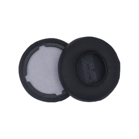 Cuscinetti auricolari di ricambio per JBL Live 400BT, 460NC, Memory foam and PU leather, Black, 1 paio