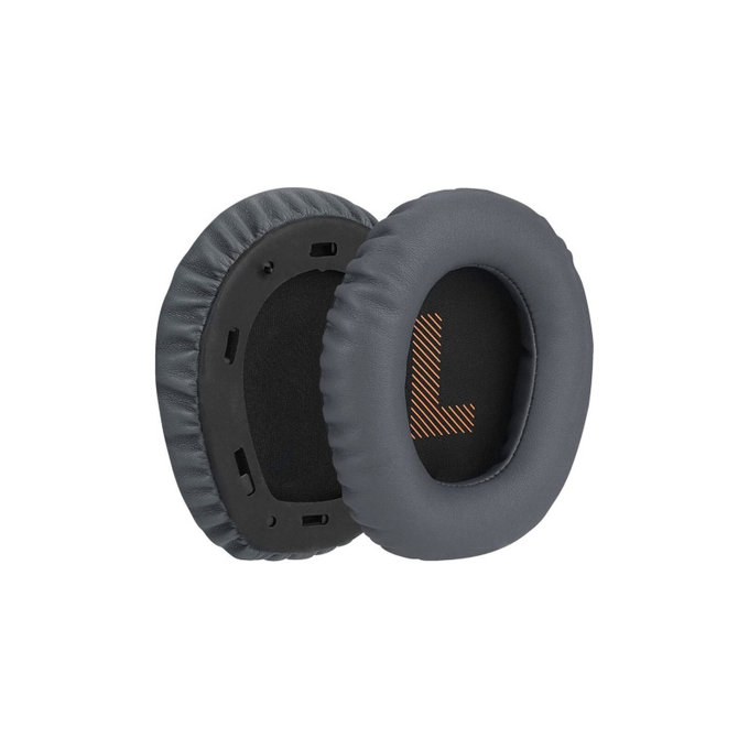 Cuscinetti auricolari di ricambio per JBL Quantum 100, Memory foam and PU leather, Dark Gray, 1 paio