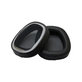 Cuscinetti auricolari di ricambio per Logitech G433, Memory foam and PU leather, Black, 1 paio