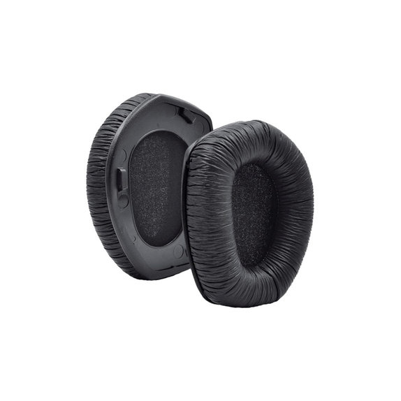 Cuscinetti auricolari di ricambio per Sennheiser HDR175, RS175, Memory foam and PU leather, Black, 1 paio