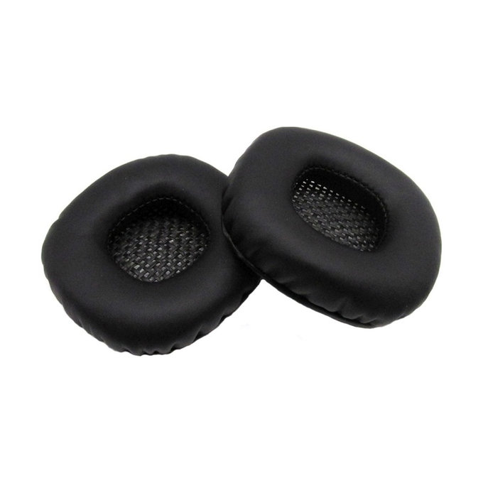 Cuscinetti auricolari di ricambio per Marshall Major I, II, Memory foam and PU leather, Black, 1 paio