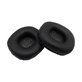 Cuscinetti auricolari di ricambio per Marshall Major I, II, Memory foam and PU leather, Black, 1 paio