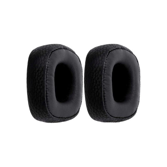 Cuscinetti auricolari di ricambio per Marshall Major III, Memory foam and PU leather, Black, 1 paio