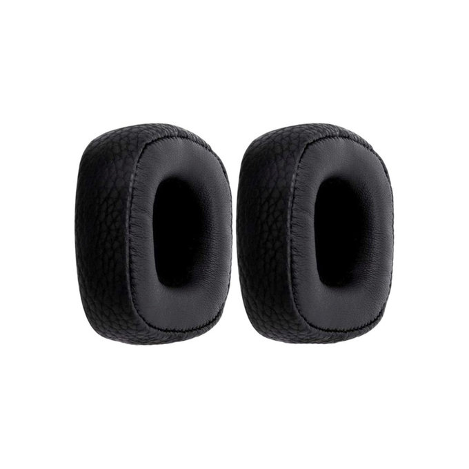 Cuscinetti auricolari di ricambio per Marshall Major III, Memory foam and PU leather, Black, 1 paio
