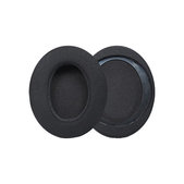 Cuscinetti auricolari di ricambio per Philips SHP9500, Memory foam and Textile, Black, 1 paio