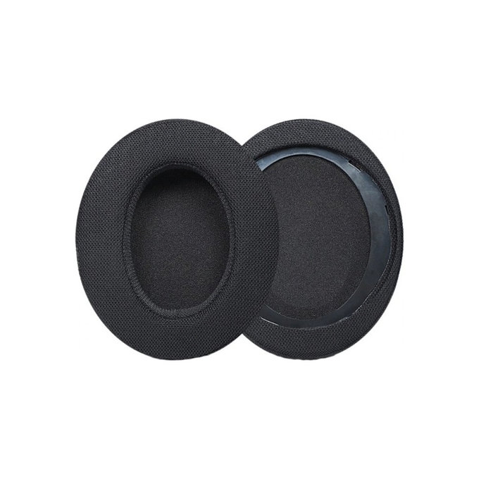 Cuscinetti auricolari di ricambio per Philips SHP9500, Memory foam and Textile, Black, 1 paio