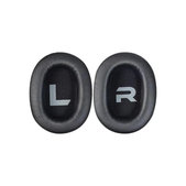 Cuscinetti auricolari di ricambio per AKG K361, K371, Memory foam and PU leather, Black, 1 paio