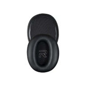 Cuscinetti auricolari di ricambio per Edifier W800BT, Memory foam and PU leather, Black, 1 paio