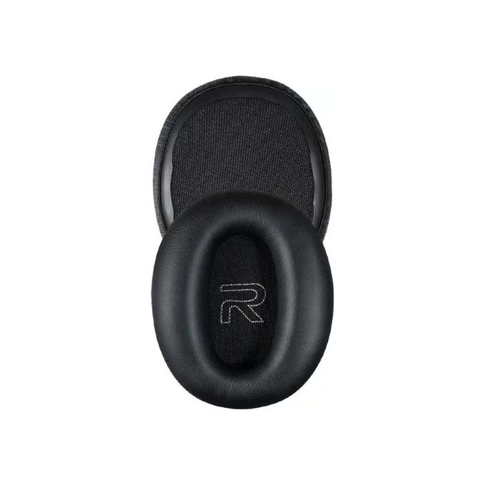 Cuscinetti auricolari di ricambio per Edifier W800BT, Memory foam and PU leather, Black, 1 paio