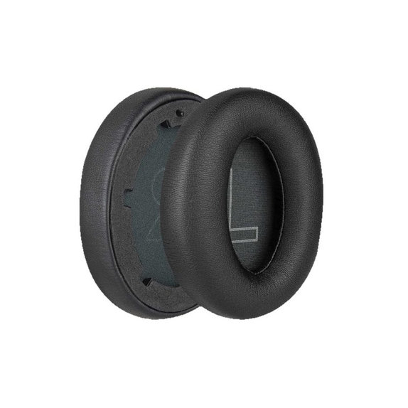 Cuscinetti auricolari di ricambio per Anker Soundcore Life Q20, Memory foam and PU leather, Black, 1 paio