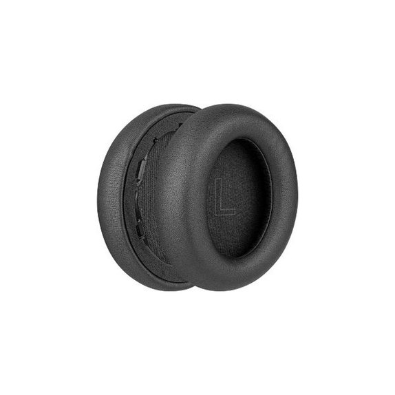 Cuscinetti auricolari di ricambio per Anker Soundcore Life Q30, Q35, Memory foam and PU leather, Black, 1 paio