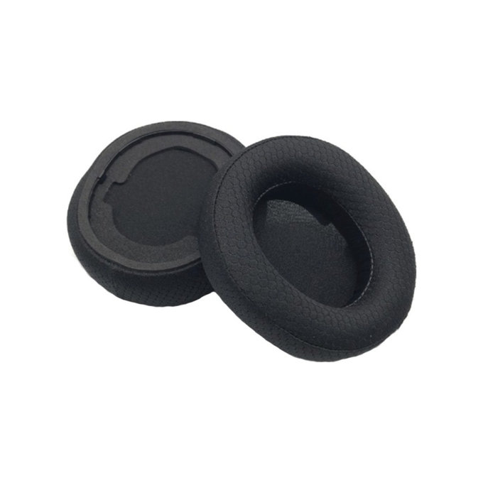 Cuscinetti auricolari di ricambio per Steelseriess Arctis Nova Pro, Memory foam and Textile, Black, 1 paio
