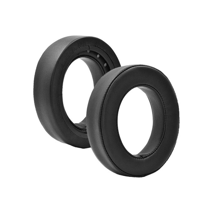 Cuscinetti auricolari di ricambio per Corsair HS50, Memory foam and PU leather, Black, 1 paio