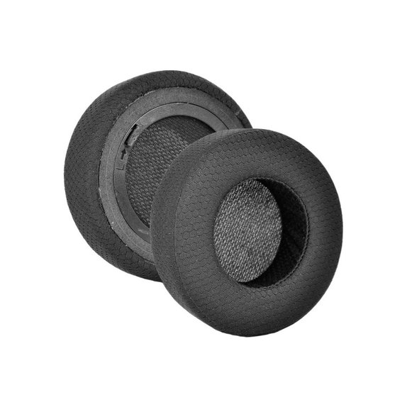 Cuscinetti auricolari di ricambio per Corsair Virtuoso RGB, Memory foam and Textile, Black, 1 paio