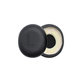 Cuscinetti auricolari di ricambio per Jabra Evolve2 65UC, Elite 45H, Memory foam and PU leather, Black, 1 paio