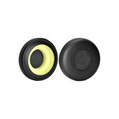 Cuscinetti auricolari di ricambio per Jabra Evolve 20, 30, 40, PU Leather, Black, 1 paio