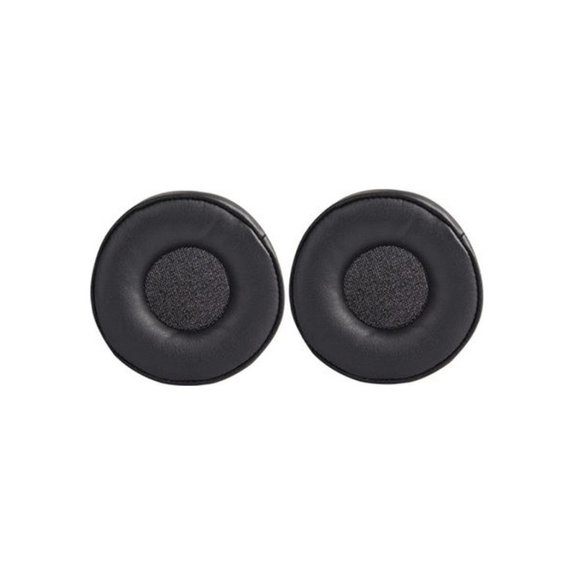 Cuscinetti auricolari di ricambio per Jabra MOVE Wireless, PU Leather, Black, 1 paio