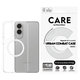Custodia Urban Combat con QI bianco per Samsung Galaxy S25 Edge, Trasparente, PanzerGlass