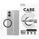 Custodia Urban Combat con QI nero per Samsung Galaxy S25 Edge, Trasparente, PanzerGlass
