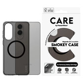 Custodia Smokey con QI nero per Samsung Galaxy S25 Edge, Nero, PanzerGlass