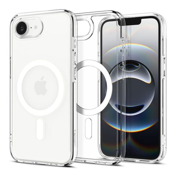 Custodia Ultra Hybrid con MagSafe per iPhone 16e, White, Spigen